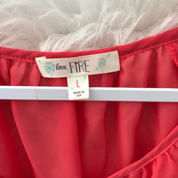 Love Fire See through Blouse - Picture 3 of 5